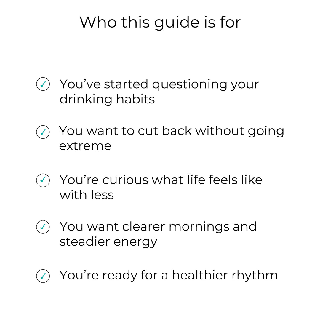 Drink Less, Live More